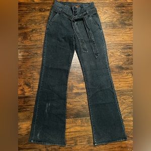 Flared High Rise Jeans